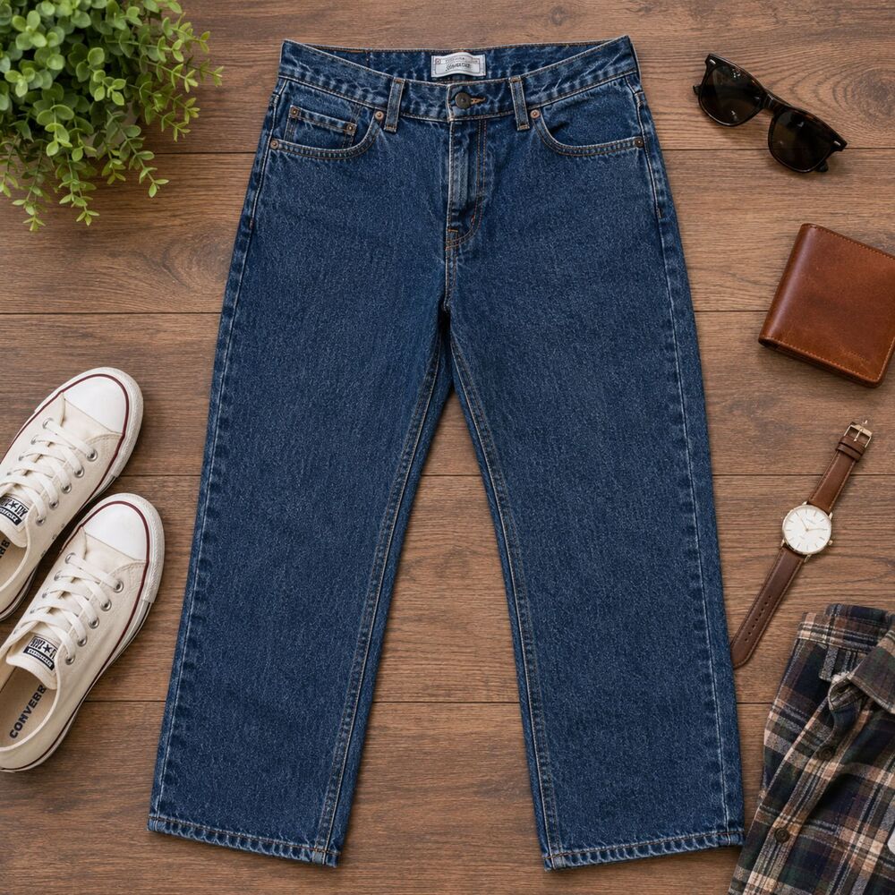 Levi Strauss Jeans Men's 33x30 Blue Regular Fit 100% Cotton Signature Pants(700)